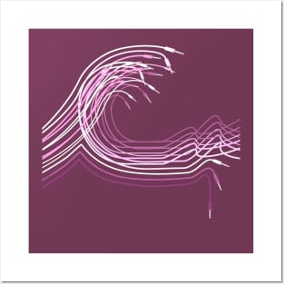 Great Wave for Electronic Musician and Synthesizer player Posters and Art